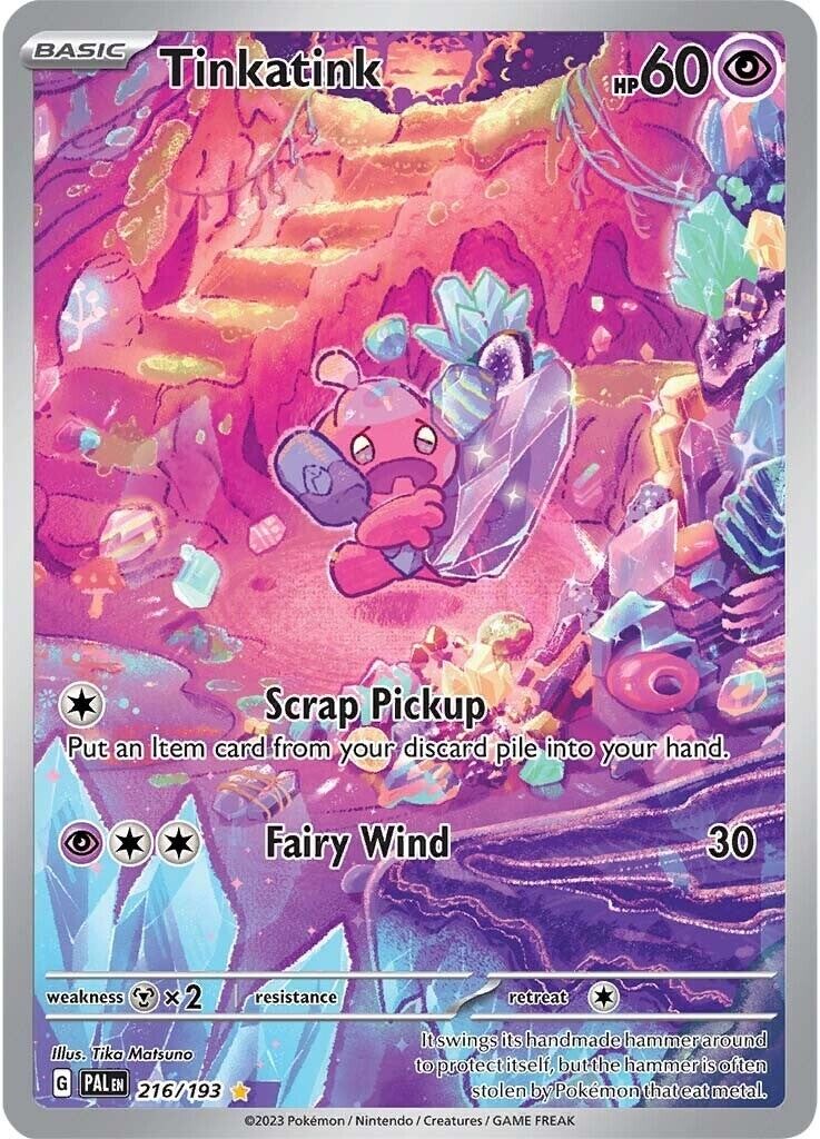 Pokemon TCG Tinkatink 216/193 Paldea Evolved