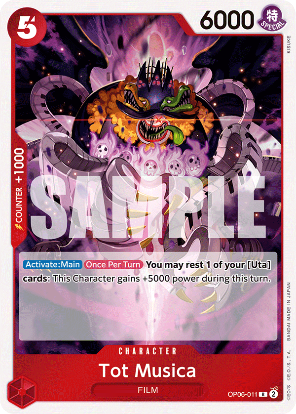 One Piece Card Game Tot Musica OP06 Wings of the Captain OP06-011