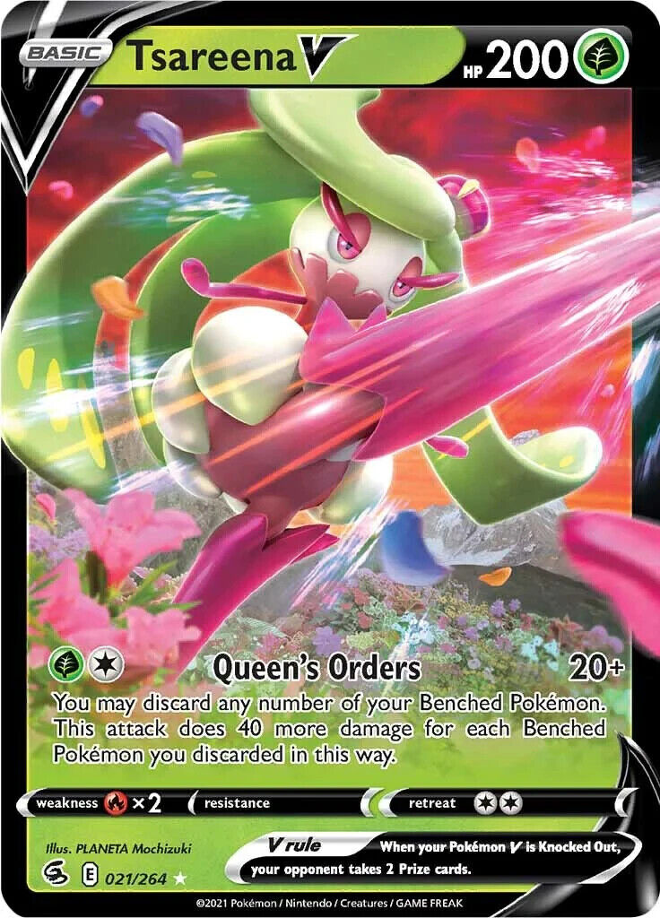 Pokemon TCG Tsareena 021/264 Fusion Strike