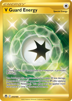 Pokemon TCG V Guard Energy 215/195 Silver Tempest