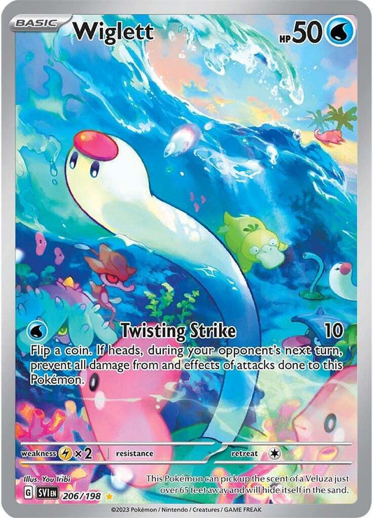 Pokemon TCG Wiglett 203/198 Scarlet & Violet