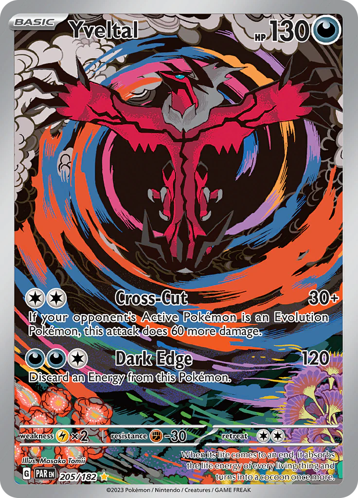 Pokemon TCG Yvetal 205/182 Paradox Rift