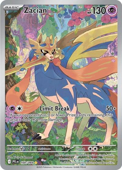 Pokemon TCG Zacian 100/094 Phantasmal Flame