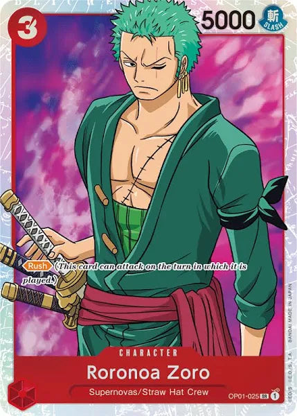 One Piece Card Game Roronoa ZoroOP01 Romance Dawn OP01-070